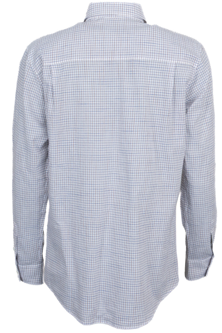 THE ROW Chemise boutonnée à carreaux Dalan en coton blanc