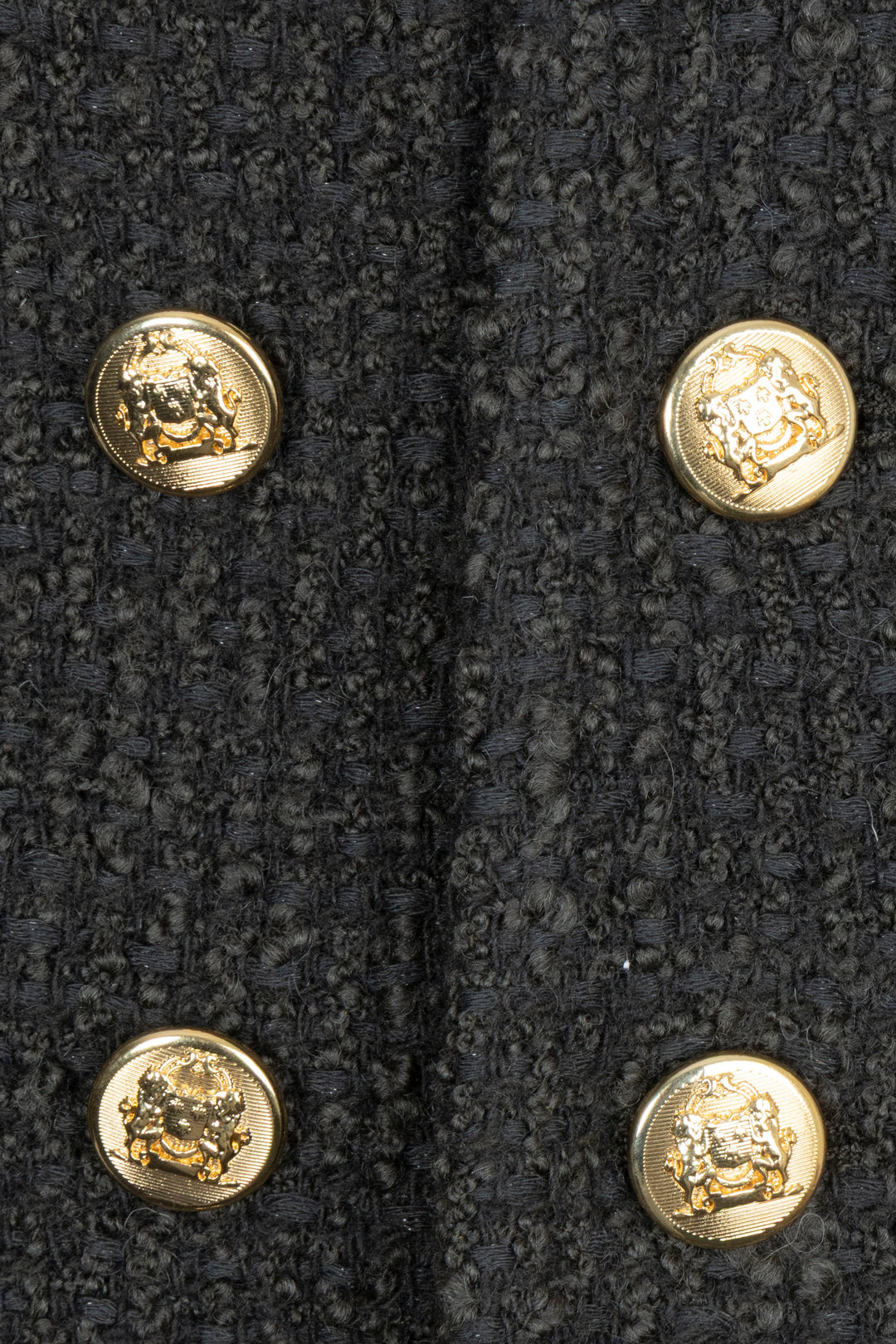 CÉLINE Chasseur Jacket Bouclé Tweed Khaki