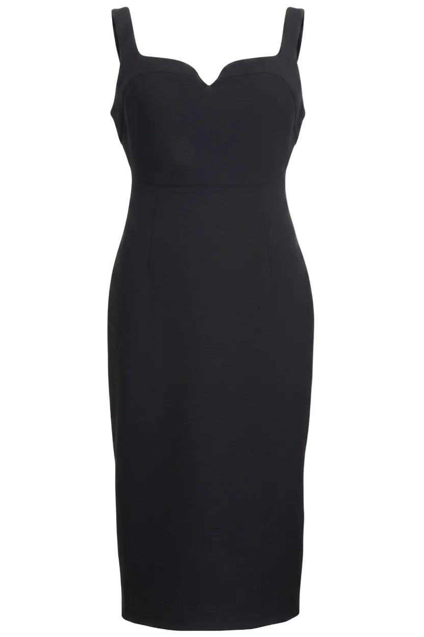 VICTORIA BECKHAM Midi Dress Black