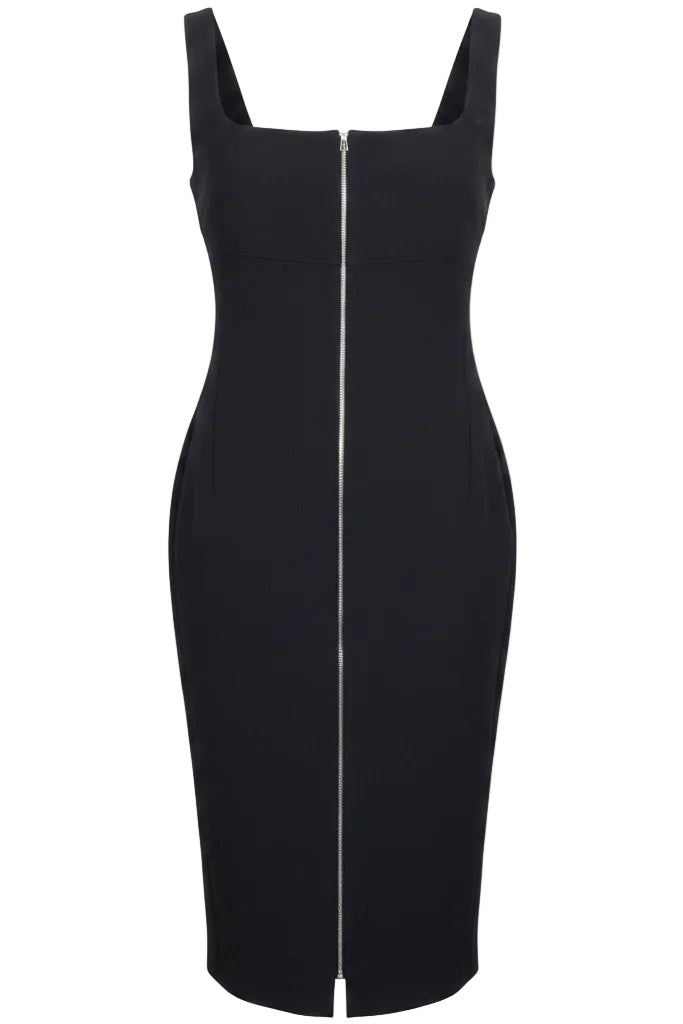 VICTORIA BECKHAM Midi Dress Black