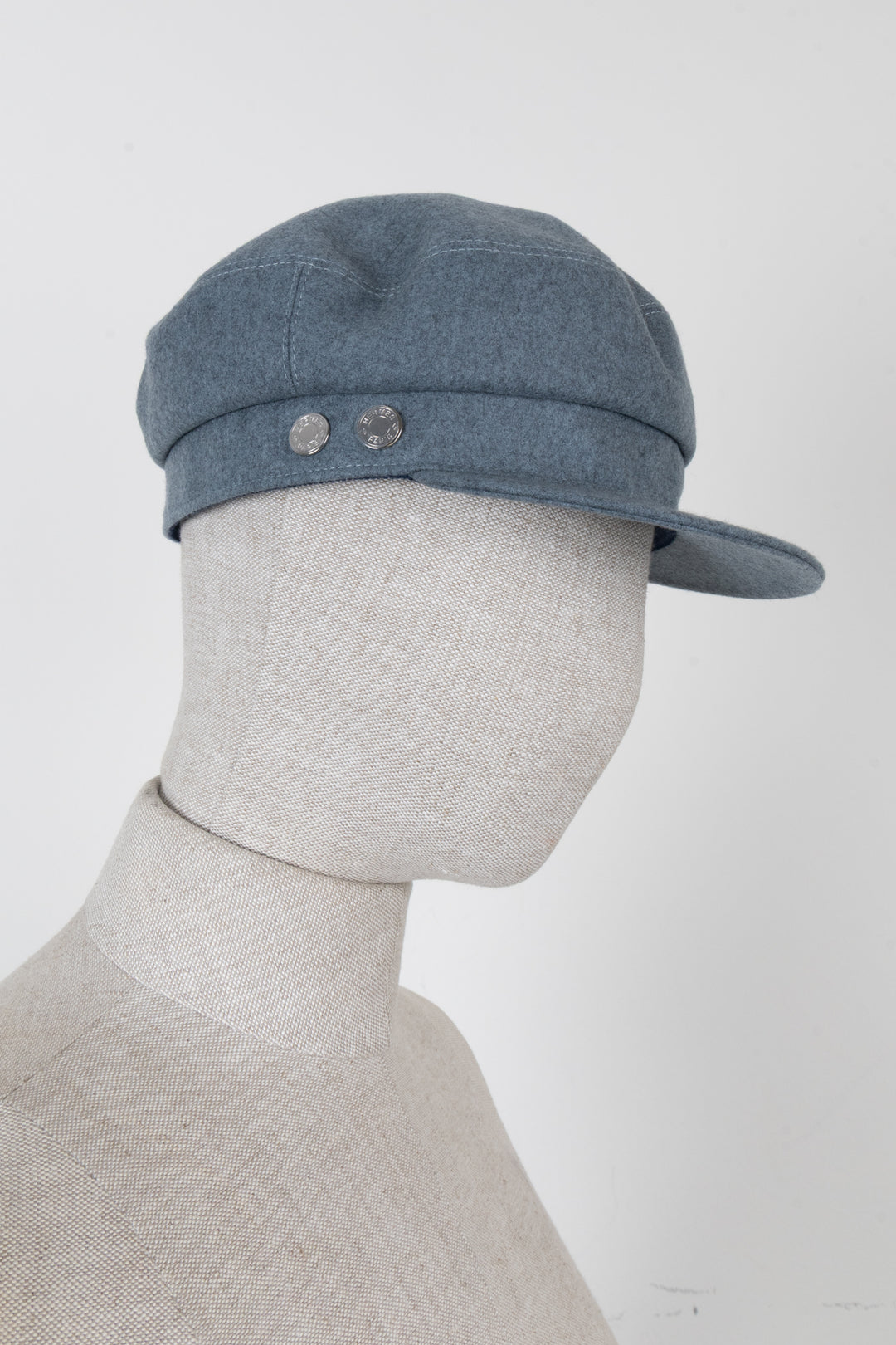 HERMÈS Chapeau Deauville Cachemire Bleu