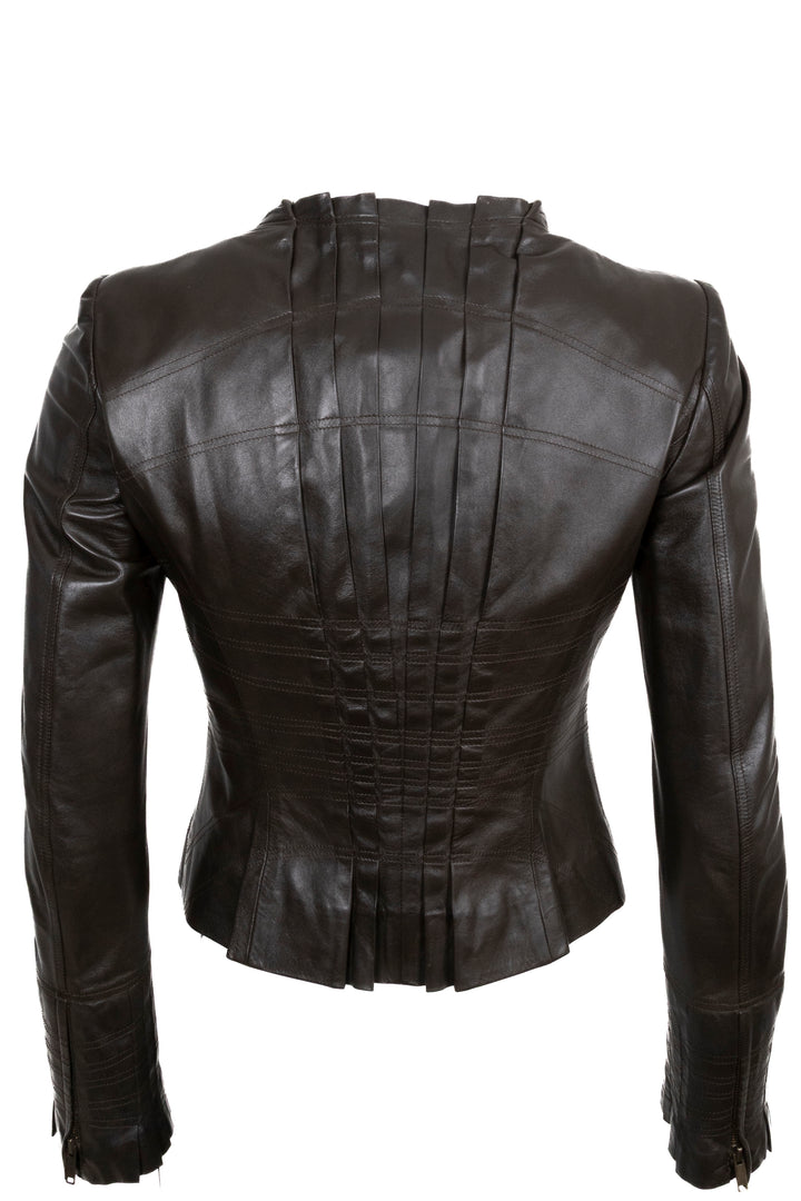 GUCCI Leather Jacket Khaki