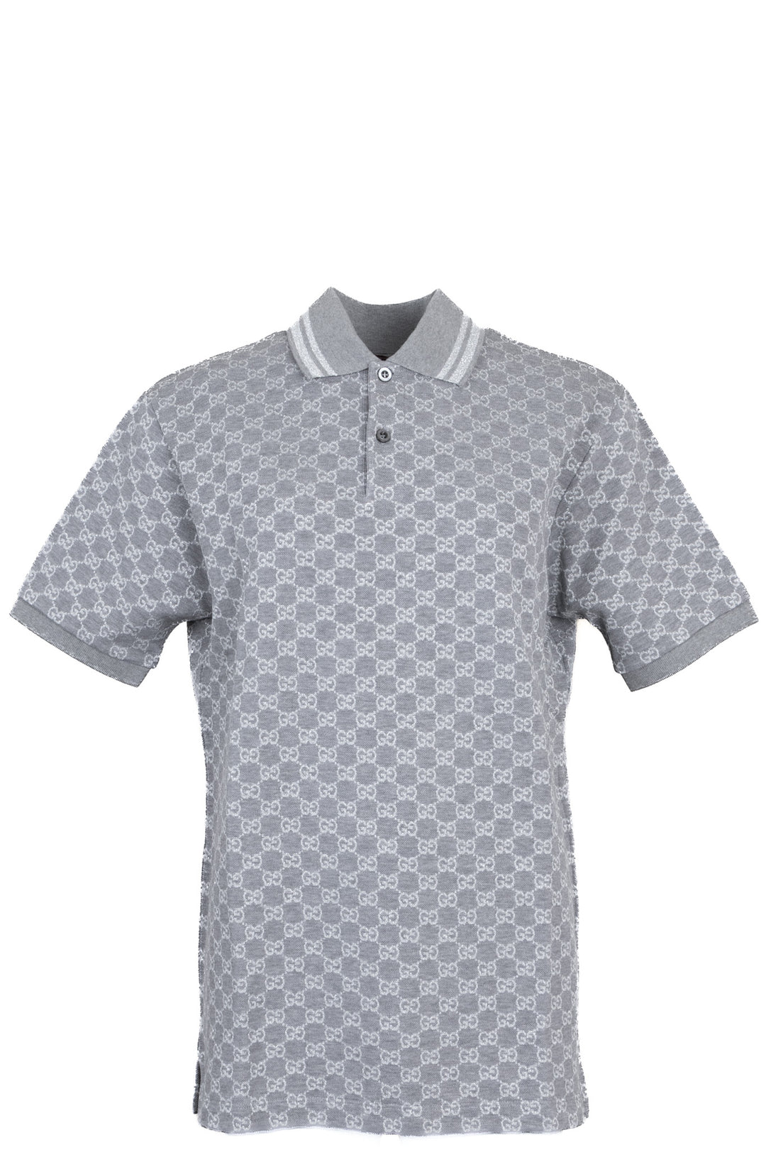 GUCCI Lurex GG Jacquard Cotton Grey