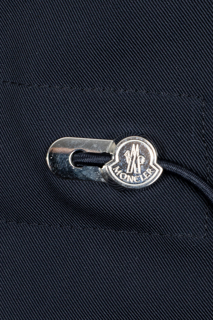 MONCLER Livarot Windbreaker Coat Navy