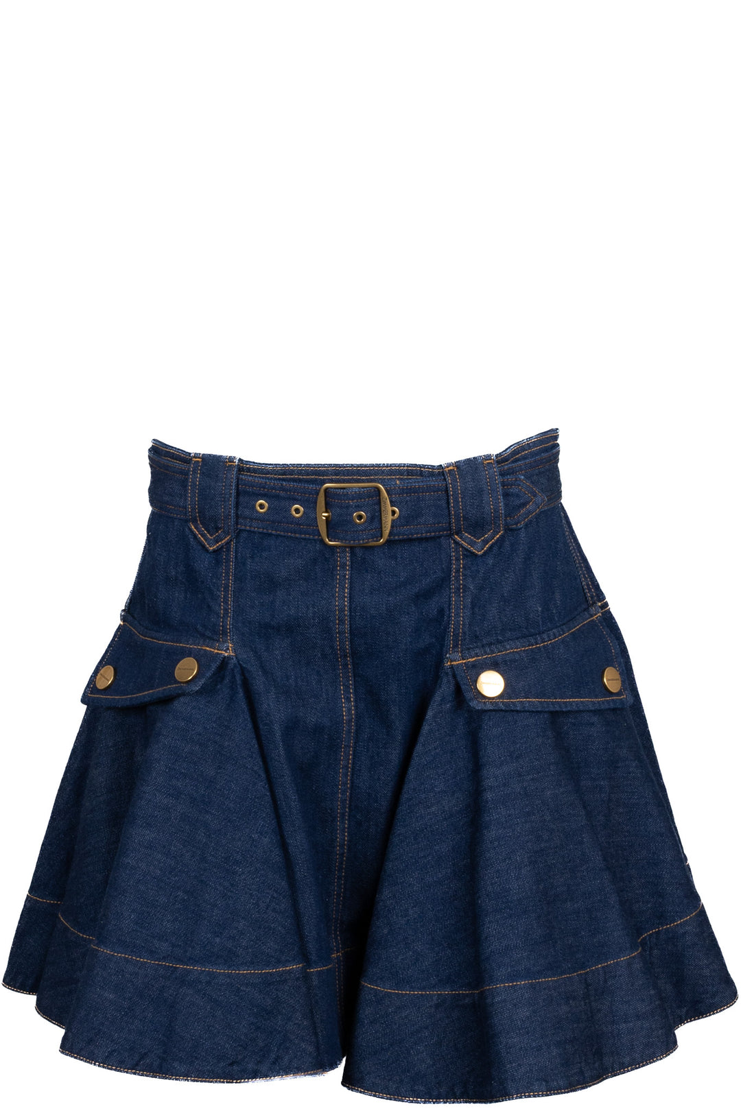 ZIMMERMANN Jupe en jean bleue