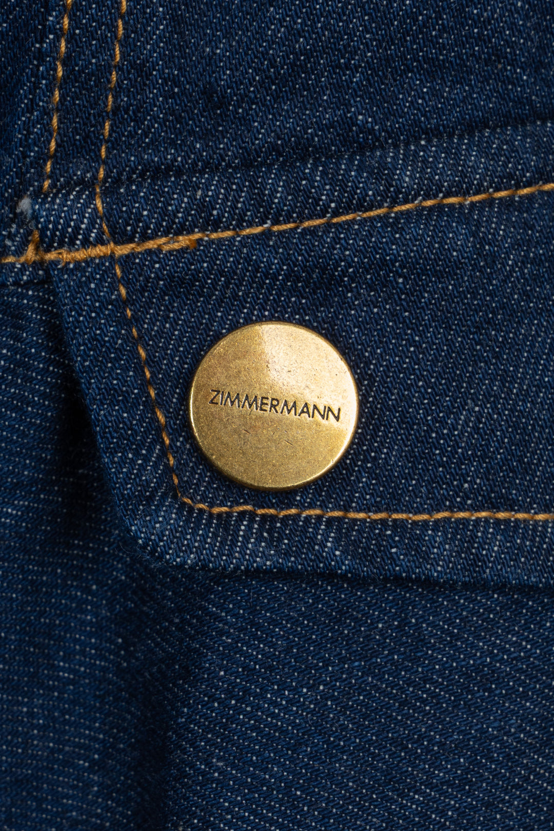 ZIMMERMANN Jupe en jean bleue