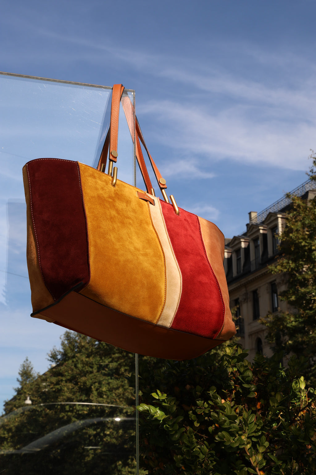 CHLOÉ  Keri Tote Patchwork Suede