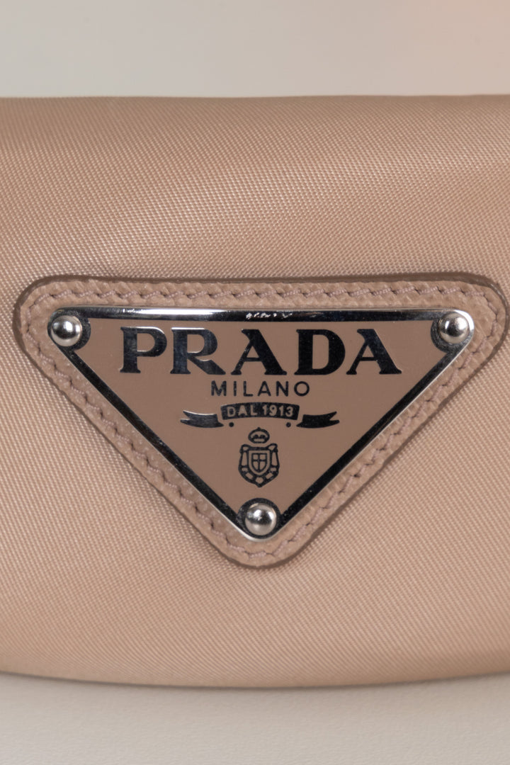 Serre-tête PRADA Re-Nylon Triangle Beige