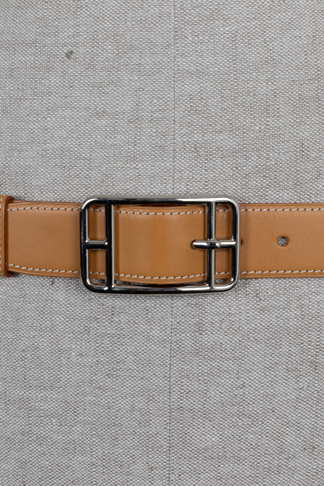 HERMÈS Cape Cod 32 Ceinture Vachette Naturelle