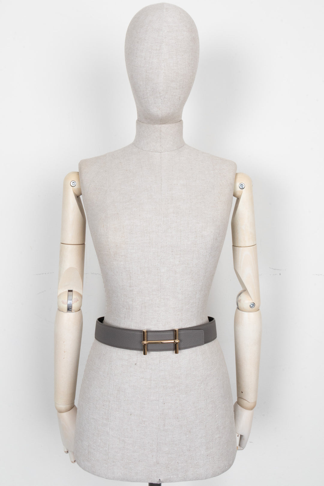 HERMÈS H d'Ancre Belt Grey Black