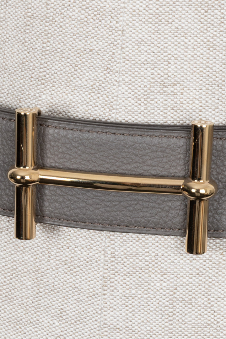 HERMÈS H d'Ancre Belt Grey Black