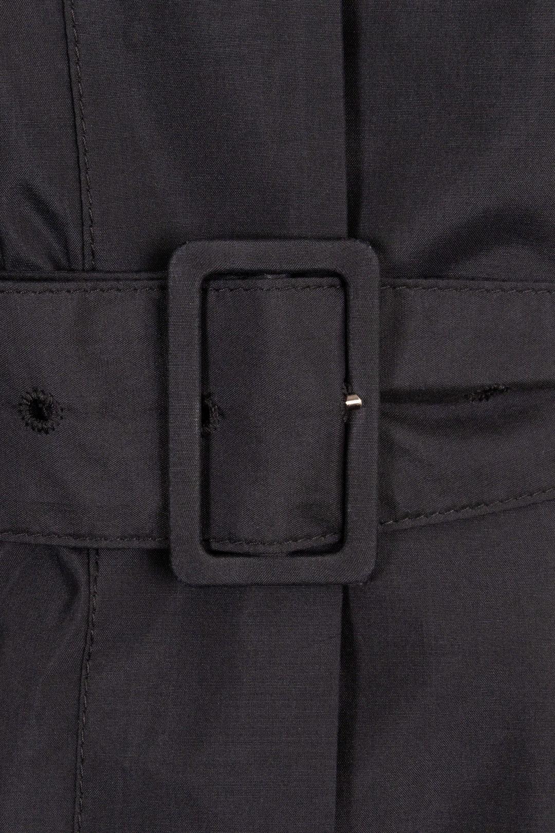 PRADA Trench-coat ceinturé en soie bleu marine