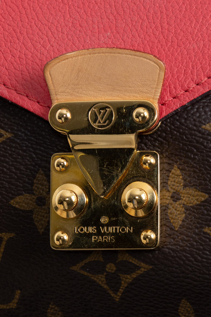 LOUIS VUITTON Pallas Chain Bag MNG Canvas Pink