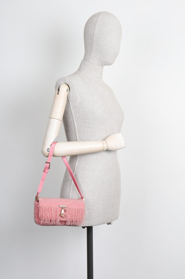 JIMMY CHOO Avenue Mini Shoulder Bag  Candy Pink