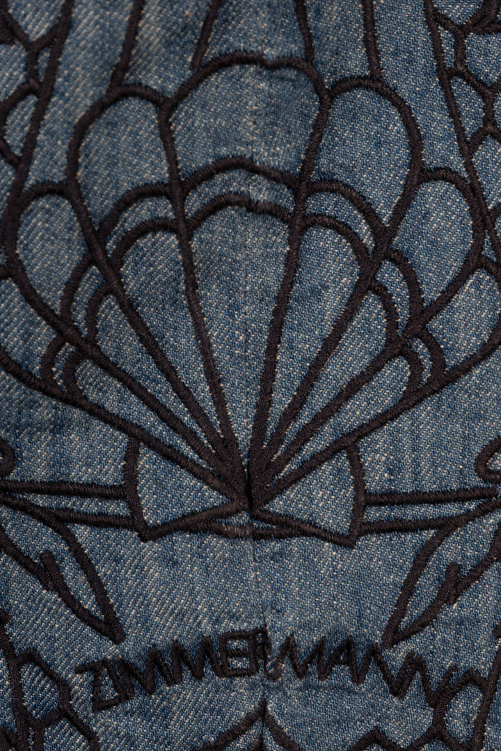 ZIMMERMANN Chemise en jean bleu