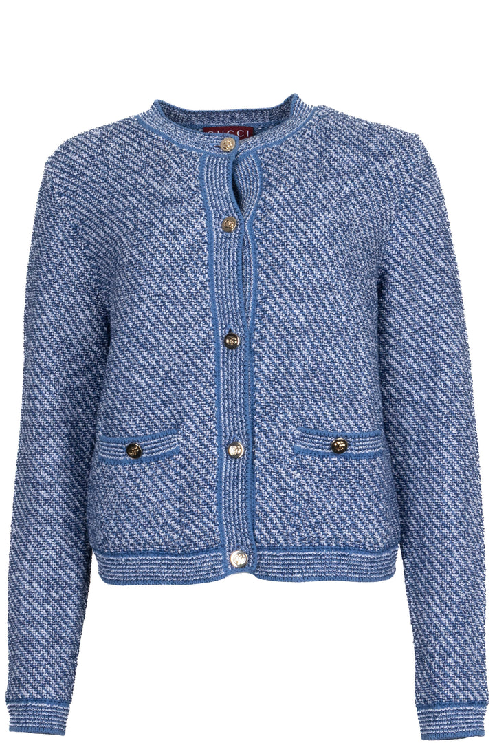 GUCCI GG Cardigan Blue