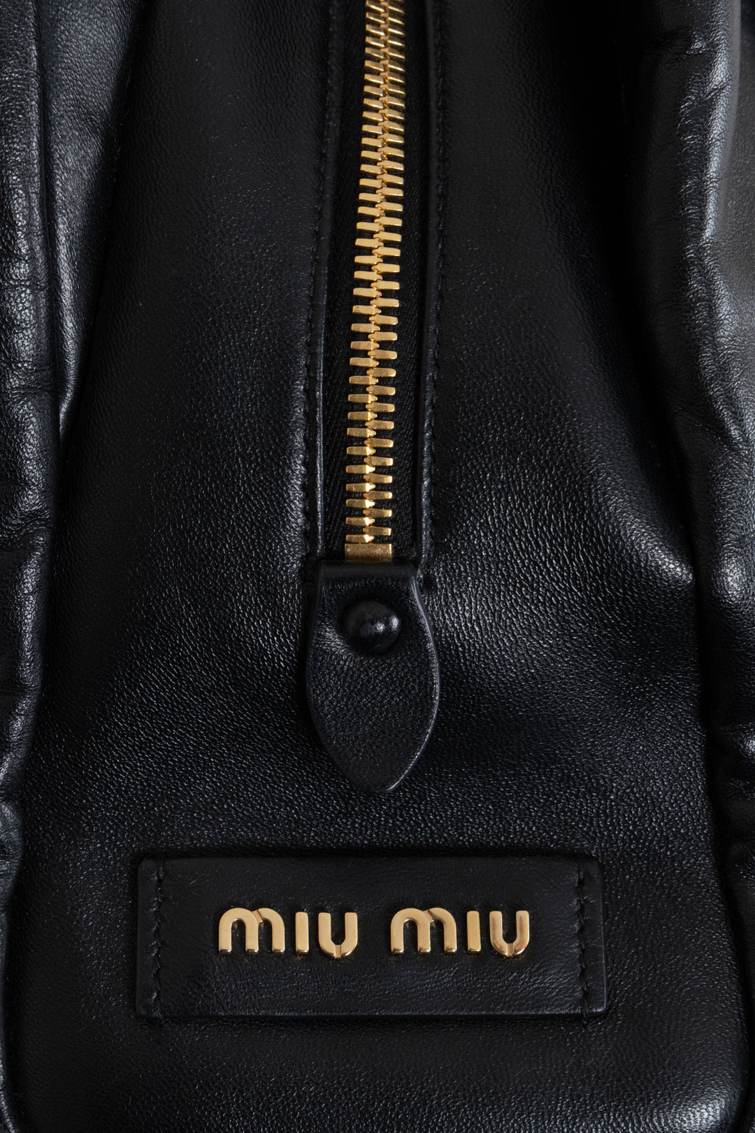 MIUMIU Bag Leather Black