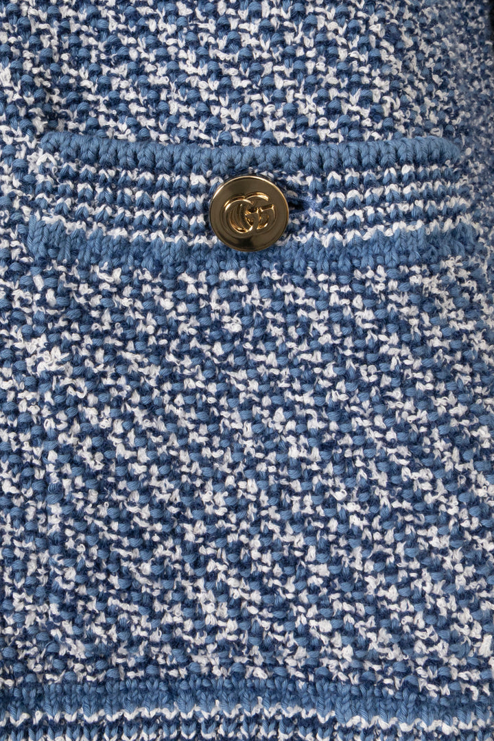 GUCCI GG Cardigan Blue