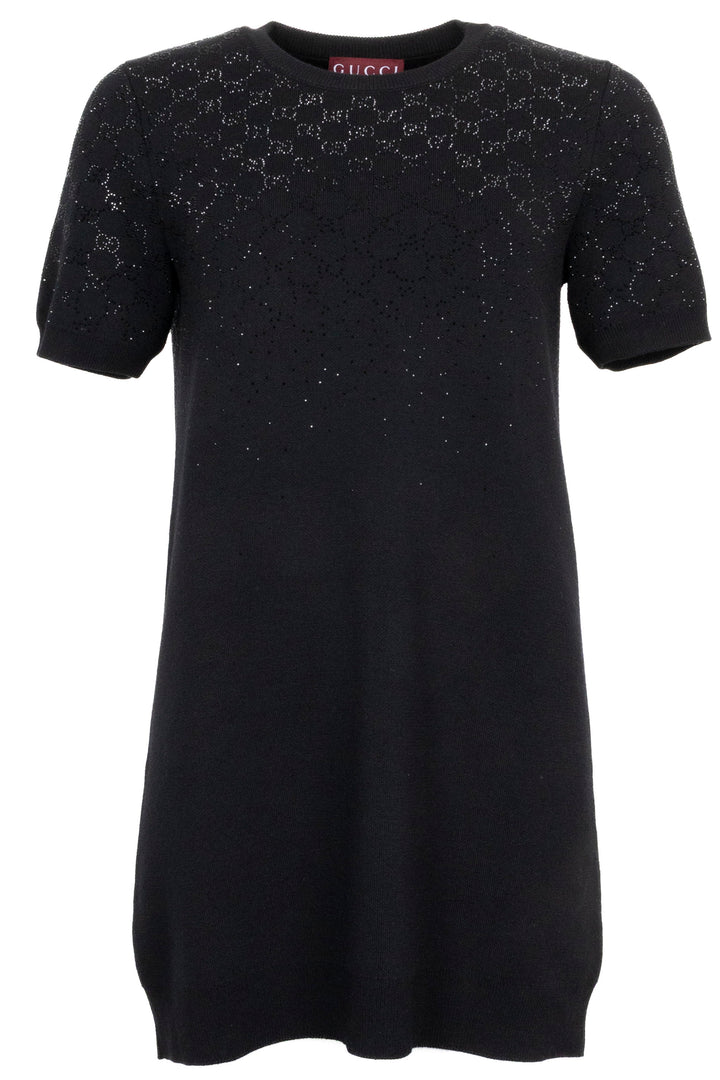 GUCCI GG Crystals Dress Black