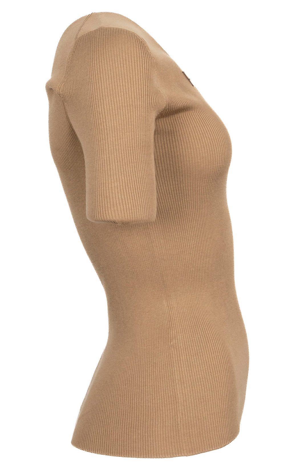 Chemise Prada Logo Camel