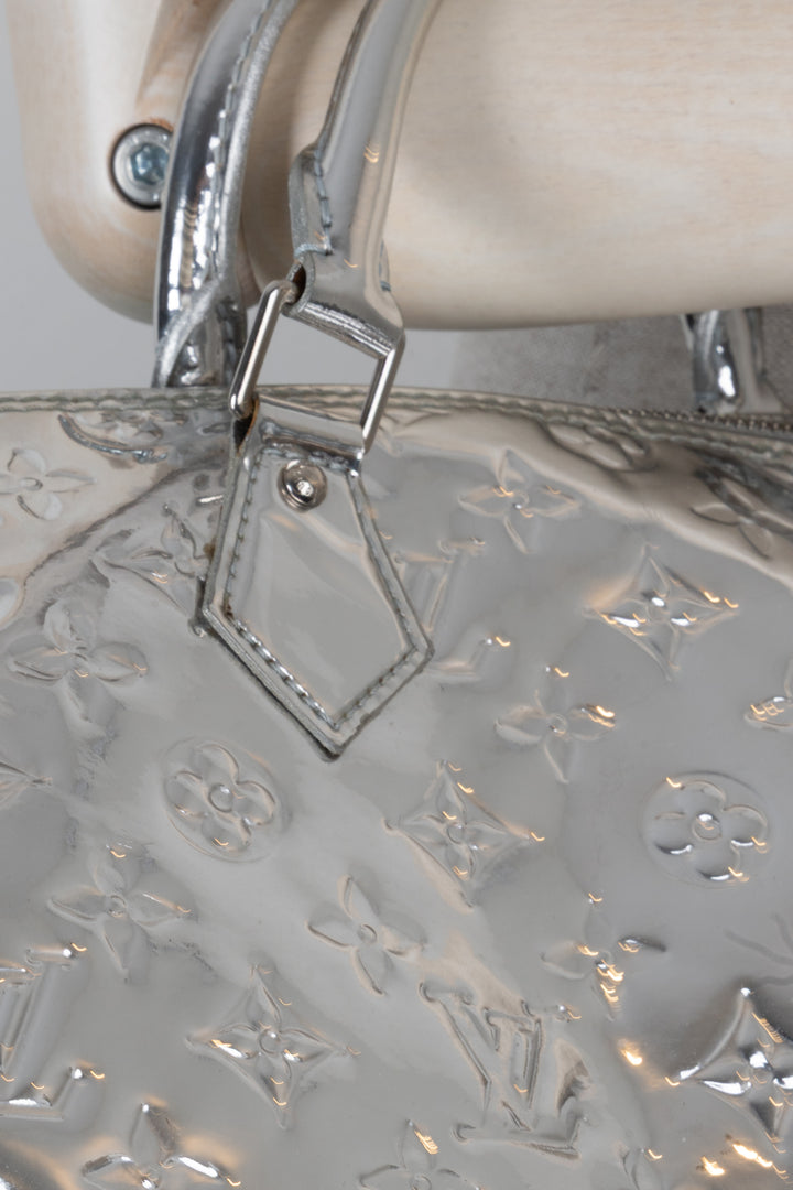 LOUIS VUITTON Speedy 35 Miroir Argent