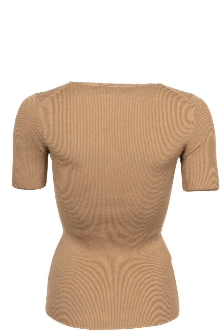 Chemise Prada Logo Camel
