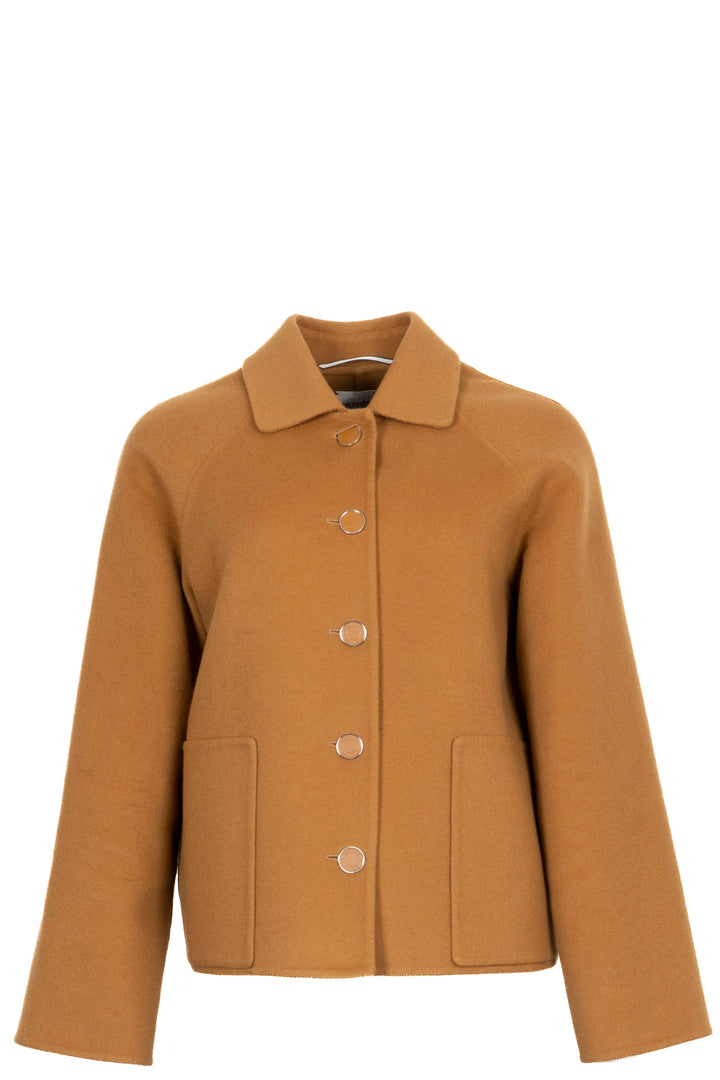 HERMÈS Paletot Veste Cachemire Chameau