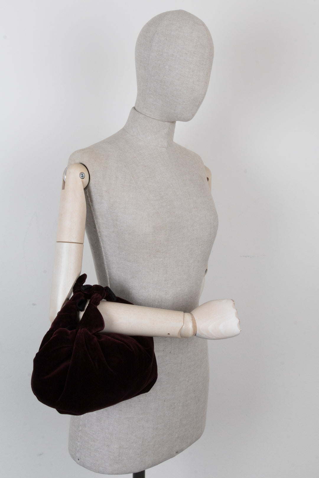 THE ROW Ascot Velvet Bordeaux