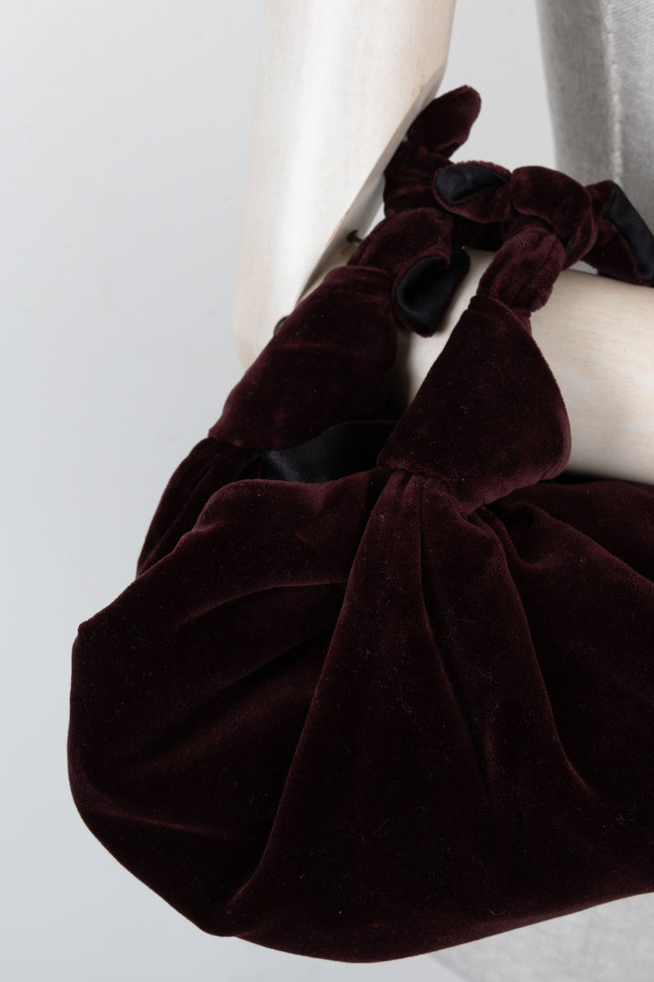 THE ROW Ascot Velvet Bordeaux