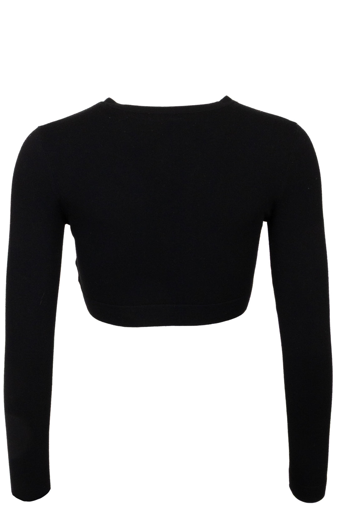 ALAÏA Cropped Cardigan Wool Black