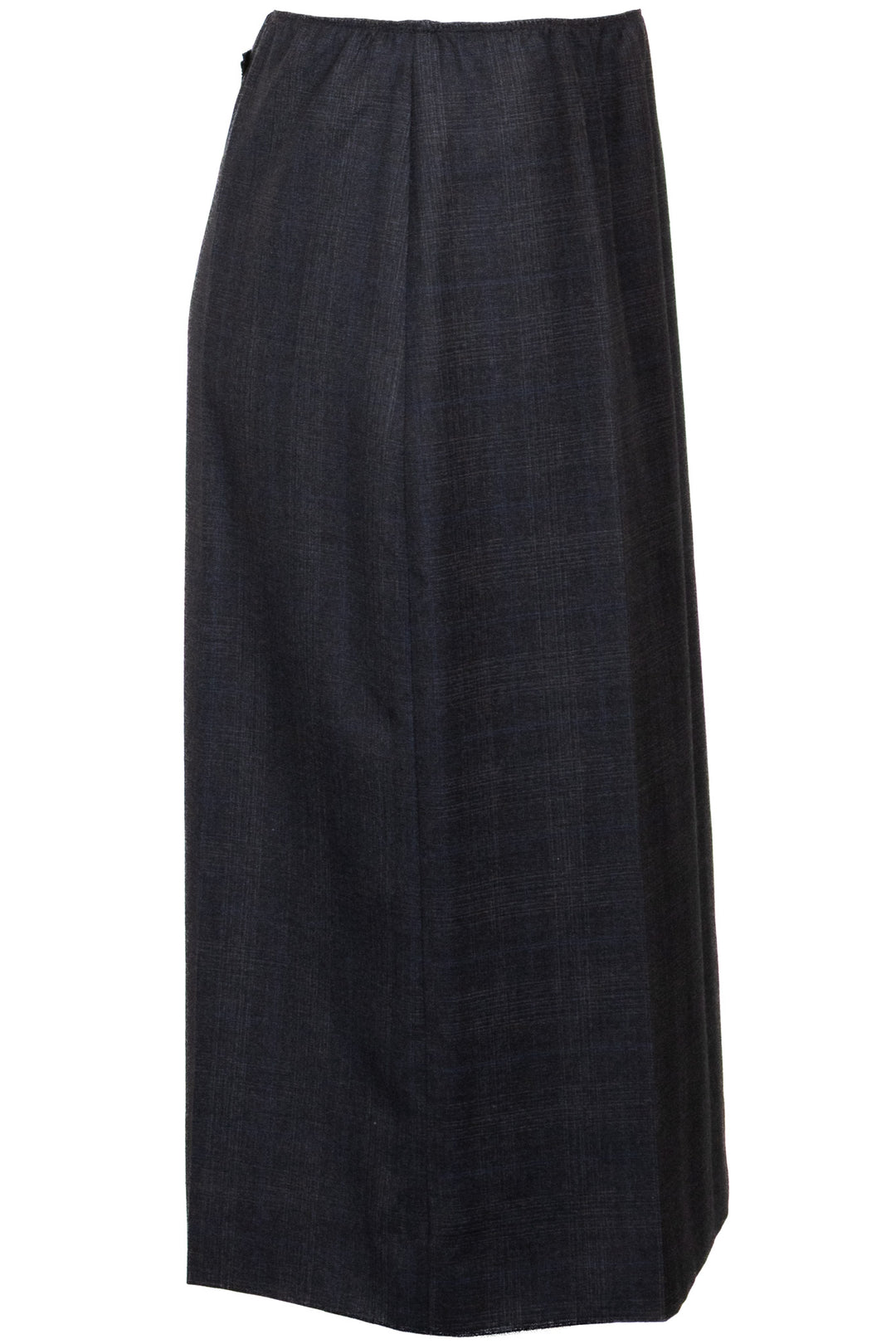PRADA Plaid Skirt Wool Grey