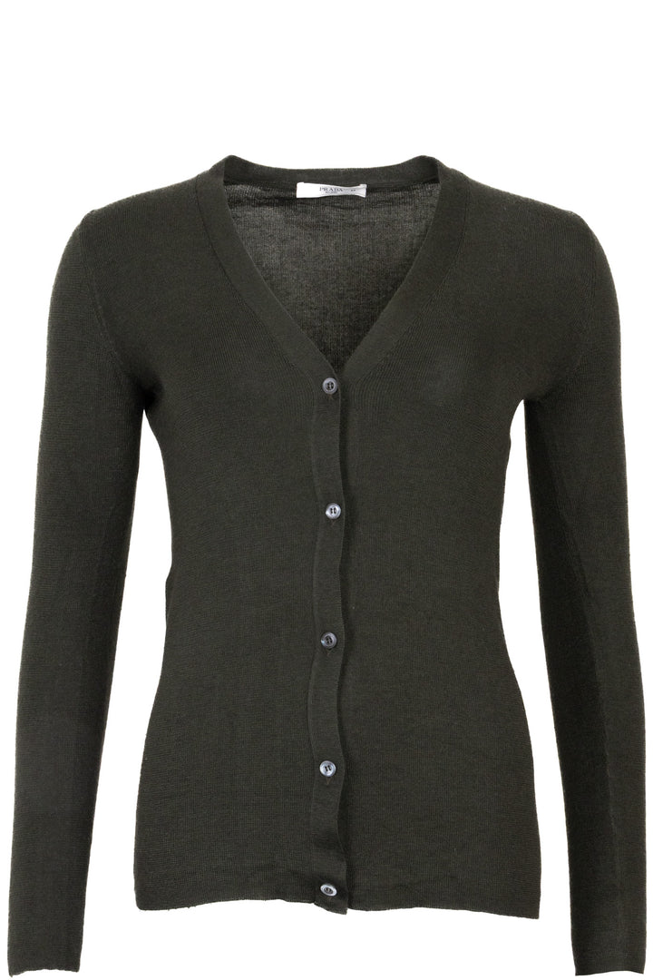 PRADA Cardigan Cashmere Green
