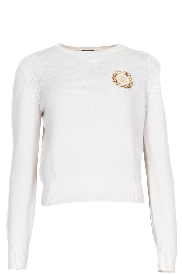 CHANEL Coco Mark Knit Ivoire