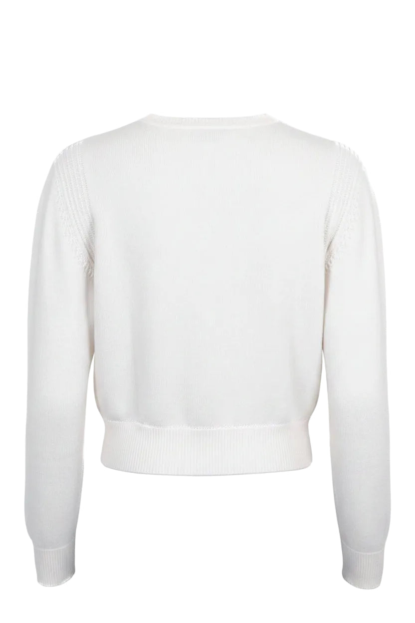 CHANEL Coco Mark Knit Ivory