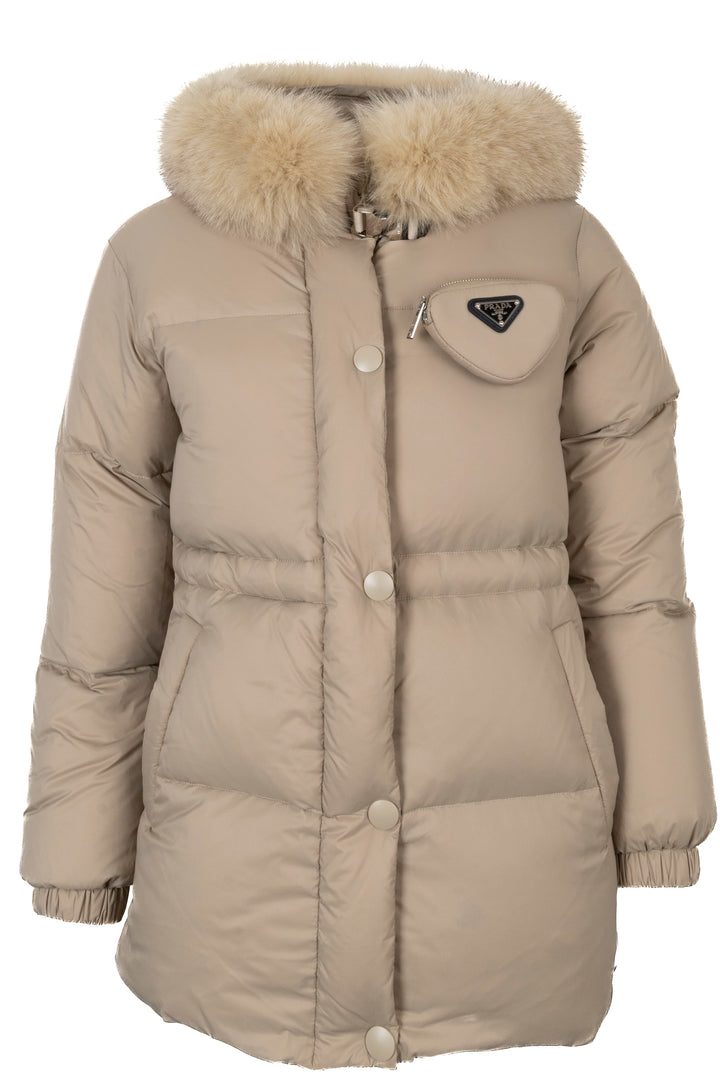 PRADA Puffer Jacket Beige