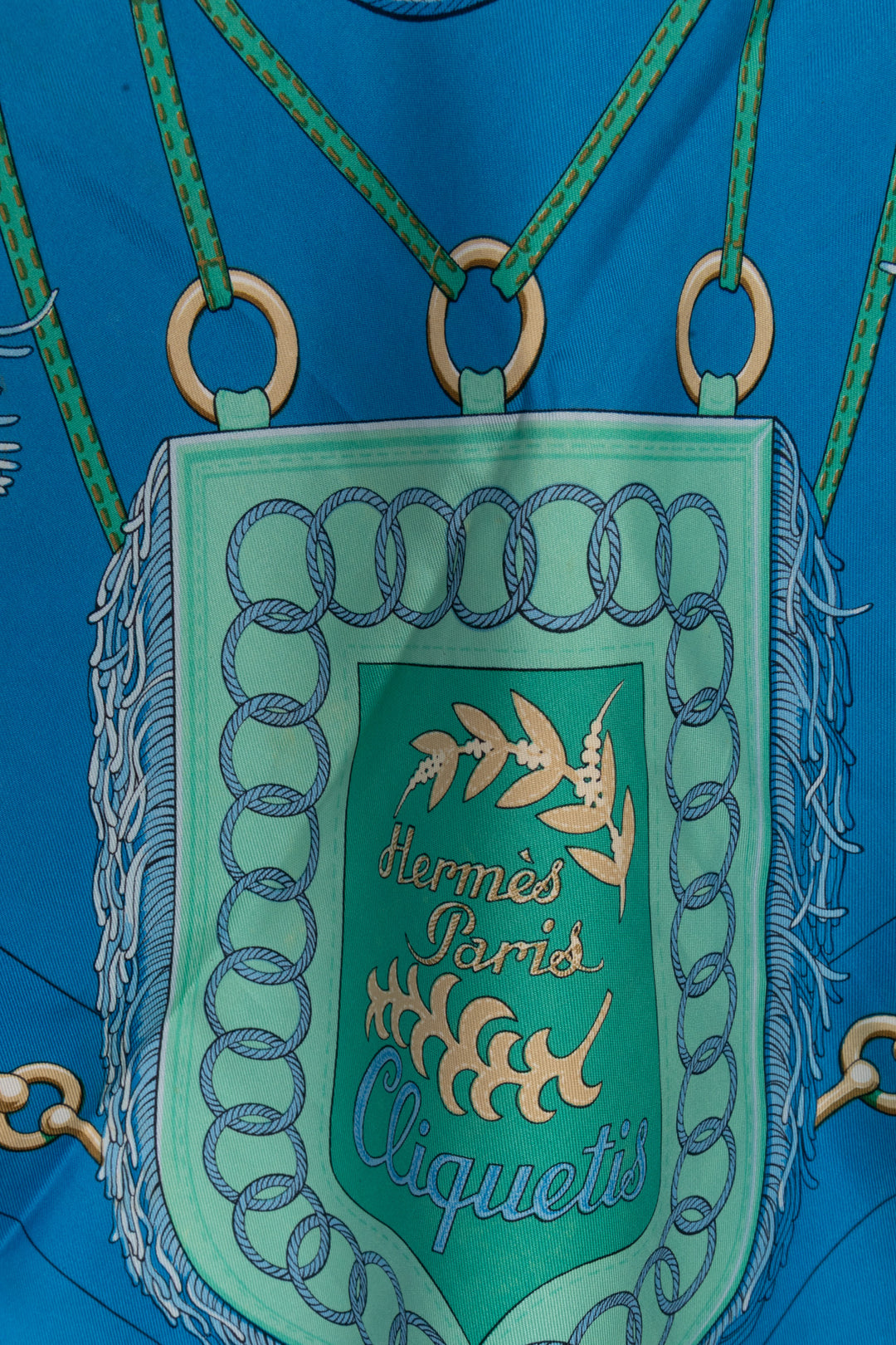 HERMÈS Cliquetis Carré 90 Silk Multicolor