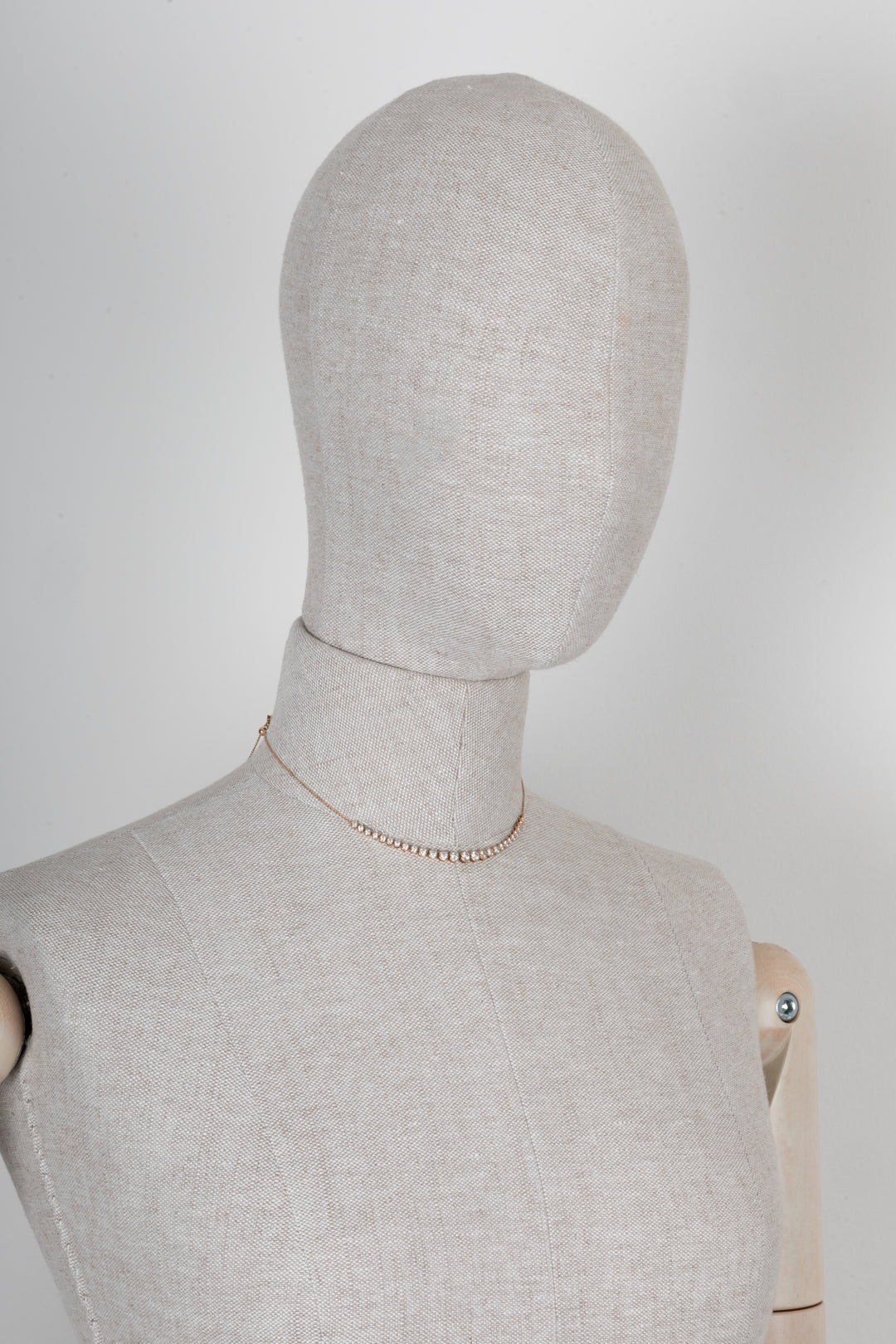 STONE AND STRAND Let It Slide Diamond Necklace 18k Yellow Gold