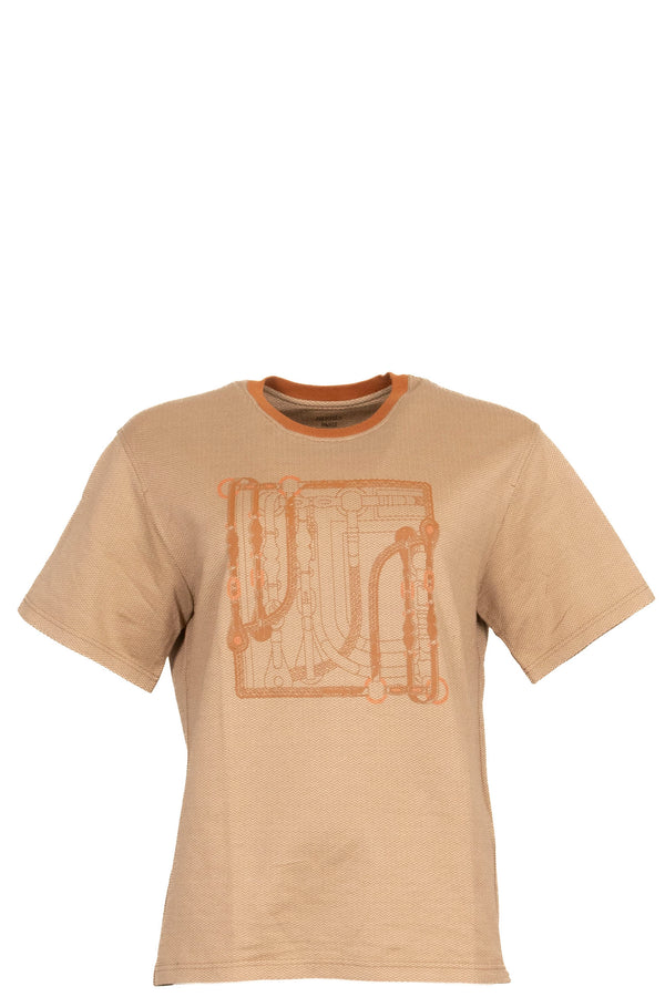 HERMÈS Cartouche Shirt Brown