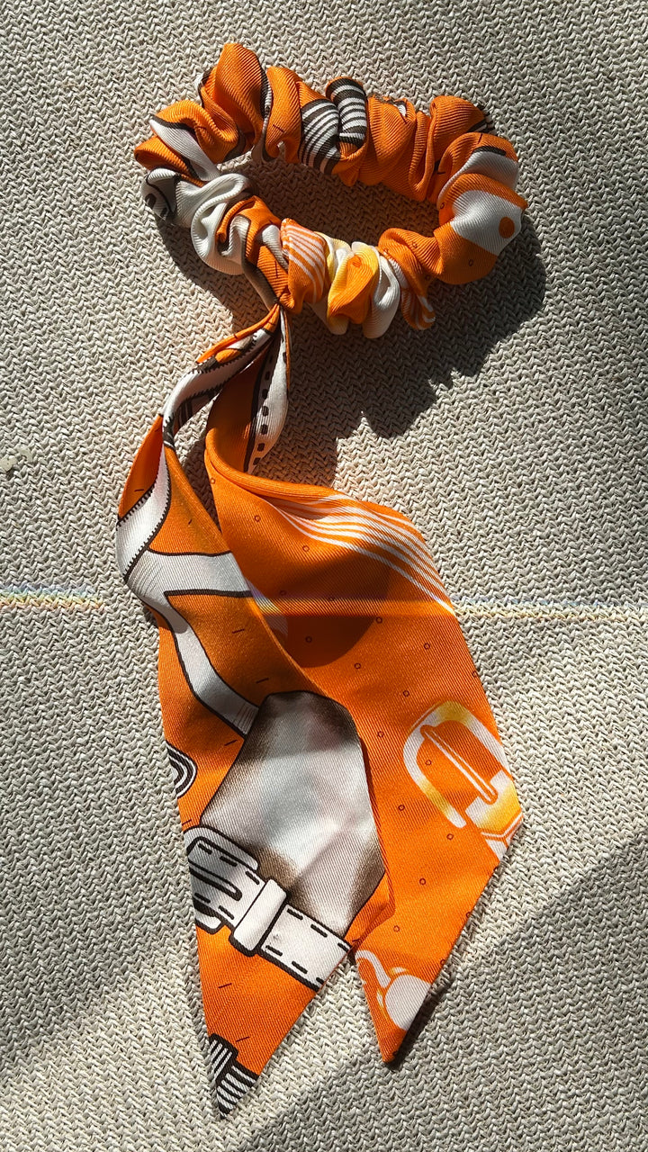 HERMÈS Bella Chouchou Orange