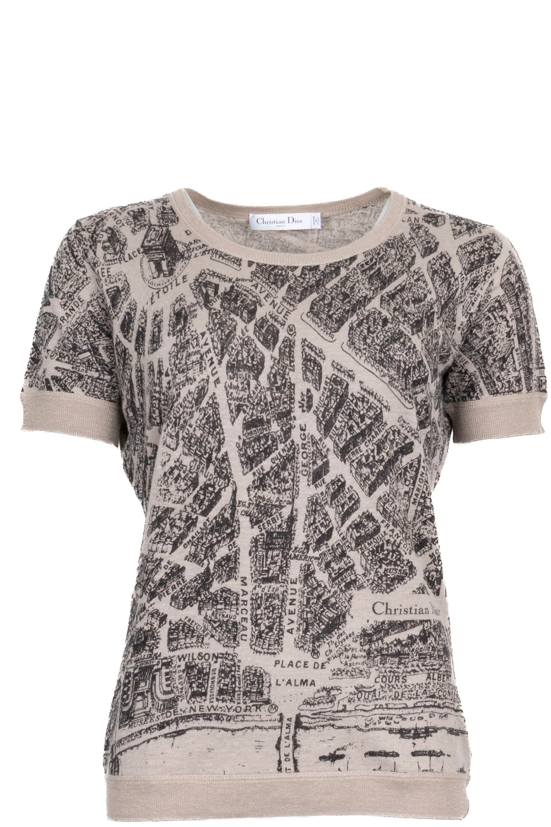 CHRISTIAN DIOR 2023 Plan De Paris Top Beige