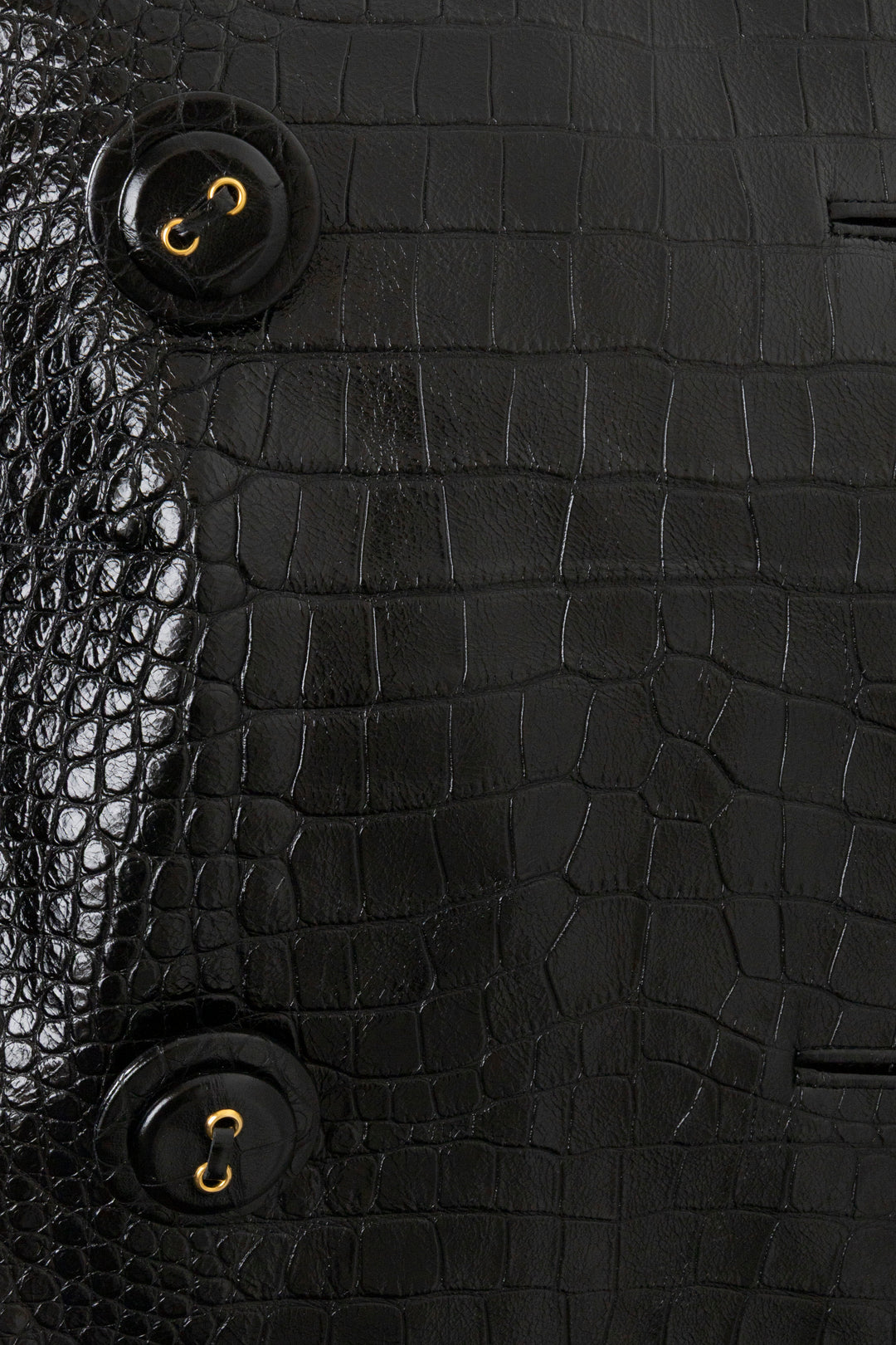 MIUMIU 2018 Croc Embossed Leather Jacket