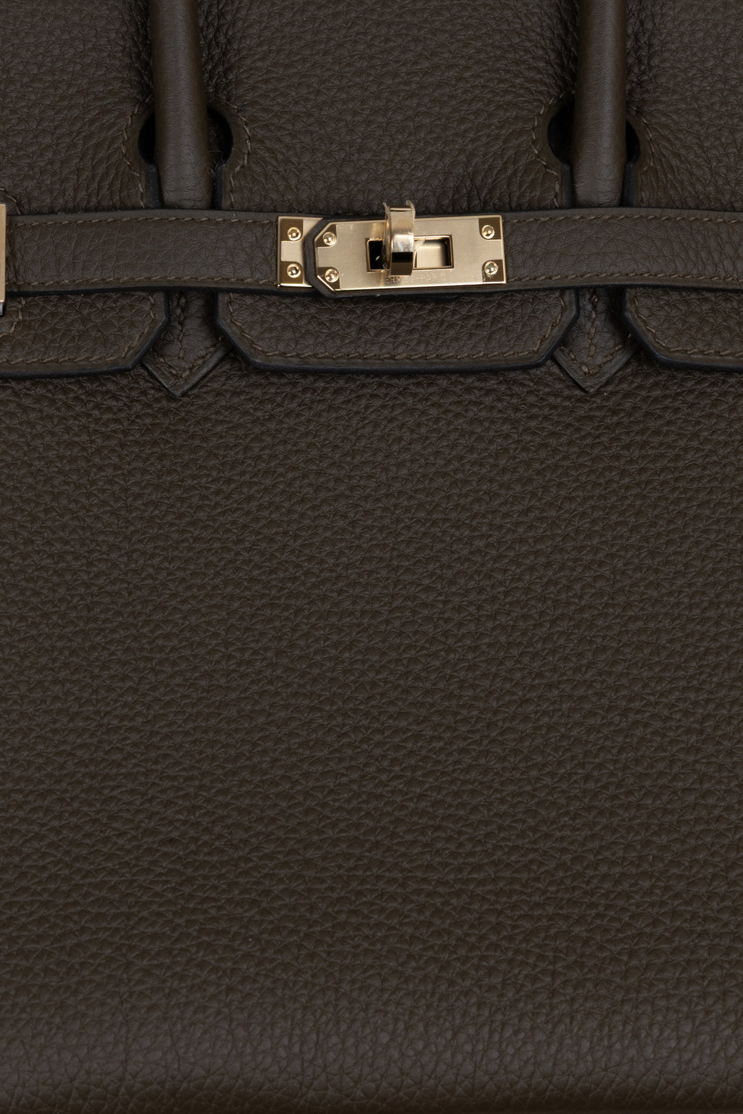 HERMÈS Birkin 25 Retourne Togo Loden Green PBHW