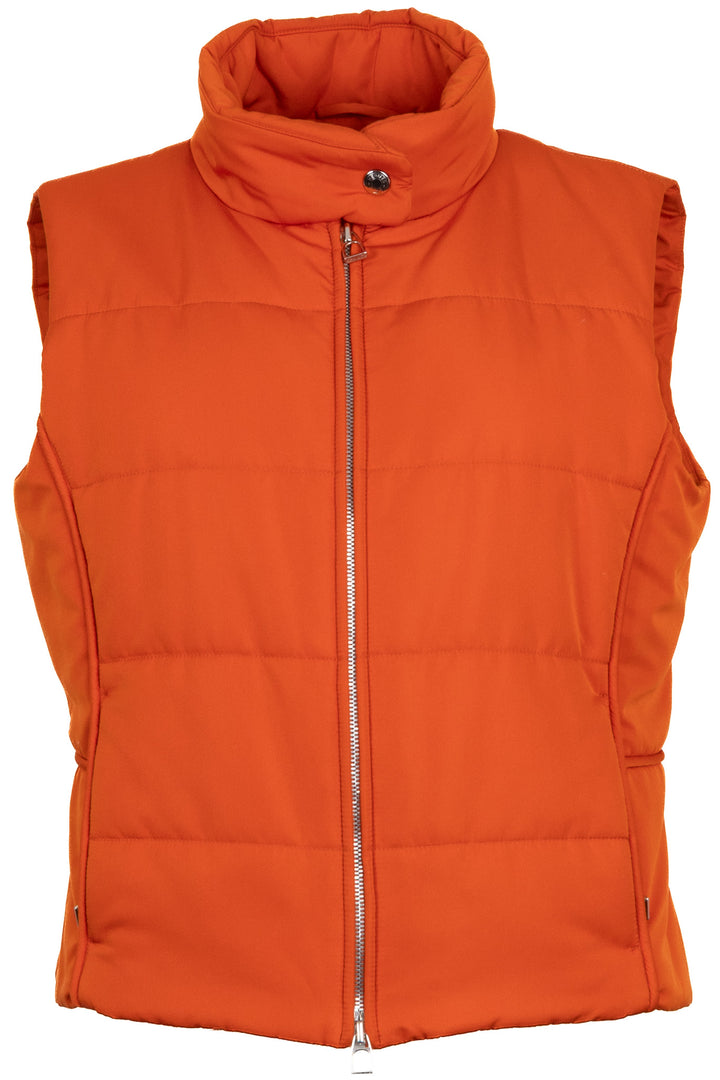 HERMÈS Doudoune sans manches orange