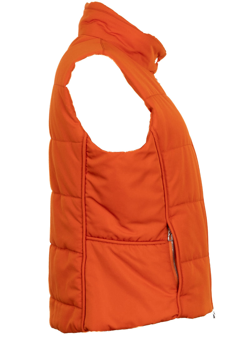 HERMÈS Doudoune sans manches orange