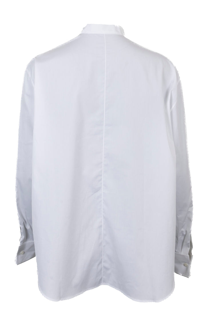 CHRISTIAN DIOR Pussy Bow Shirt Cotton White