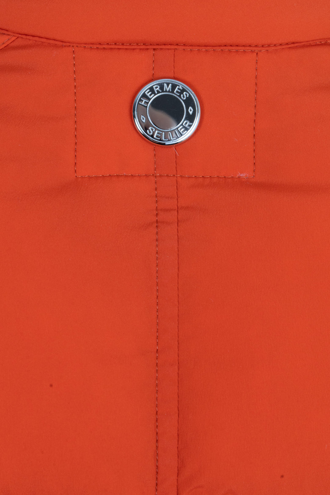 HERMÈS Doudoune extra-légère en nylon orange