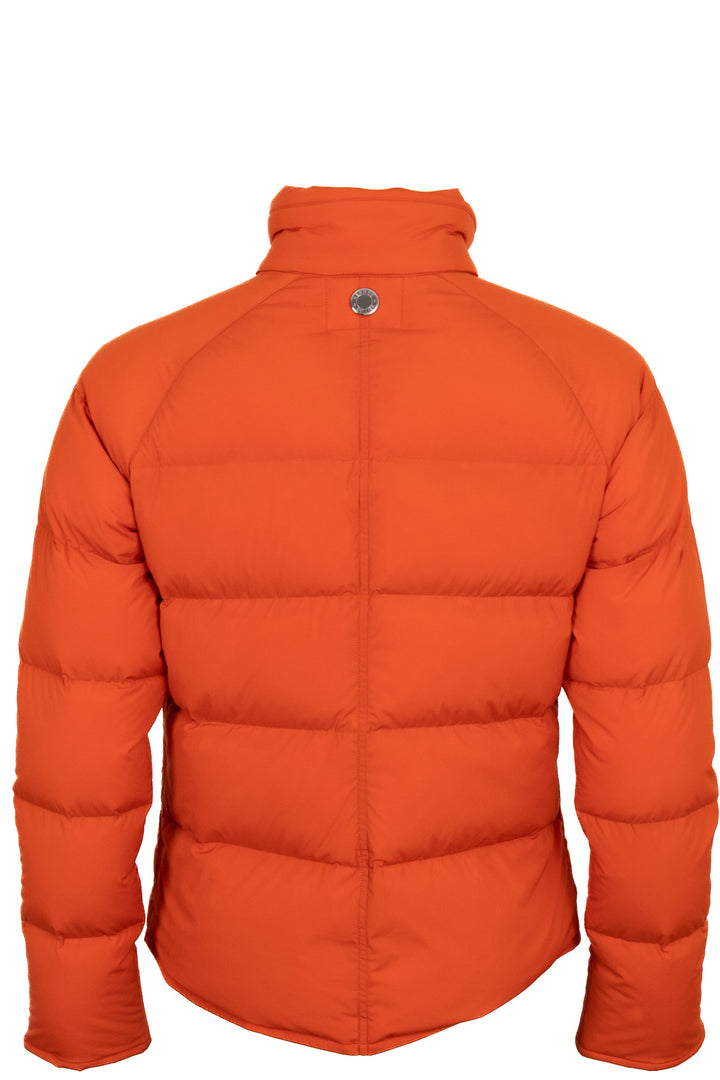 HERMÈS Piumino Extra-Light Puffer Jacket Nylon Orange