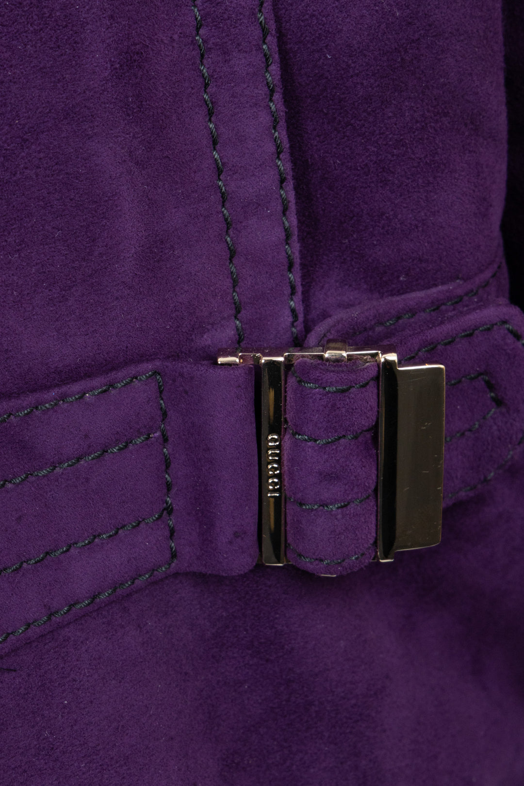 GUCCI Madonna Jacket Suede Purple