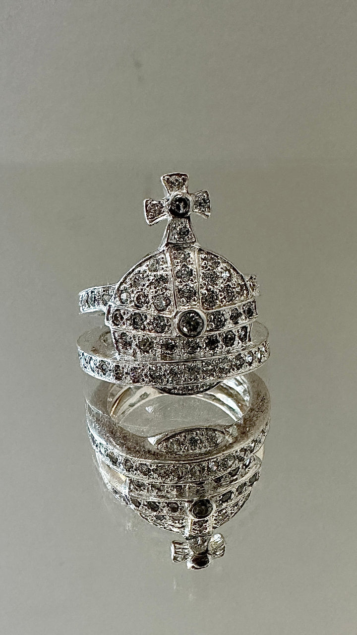 VIVIENNE WESTWOOD Chapel Ring Silver