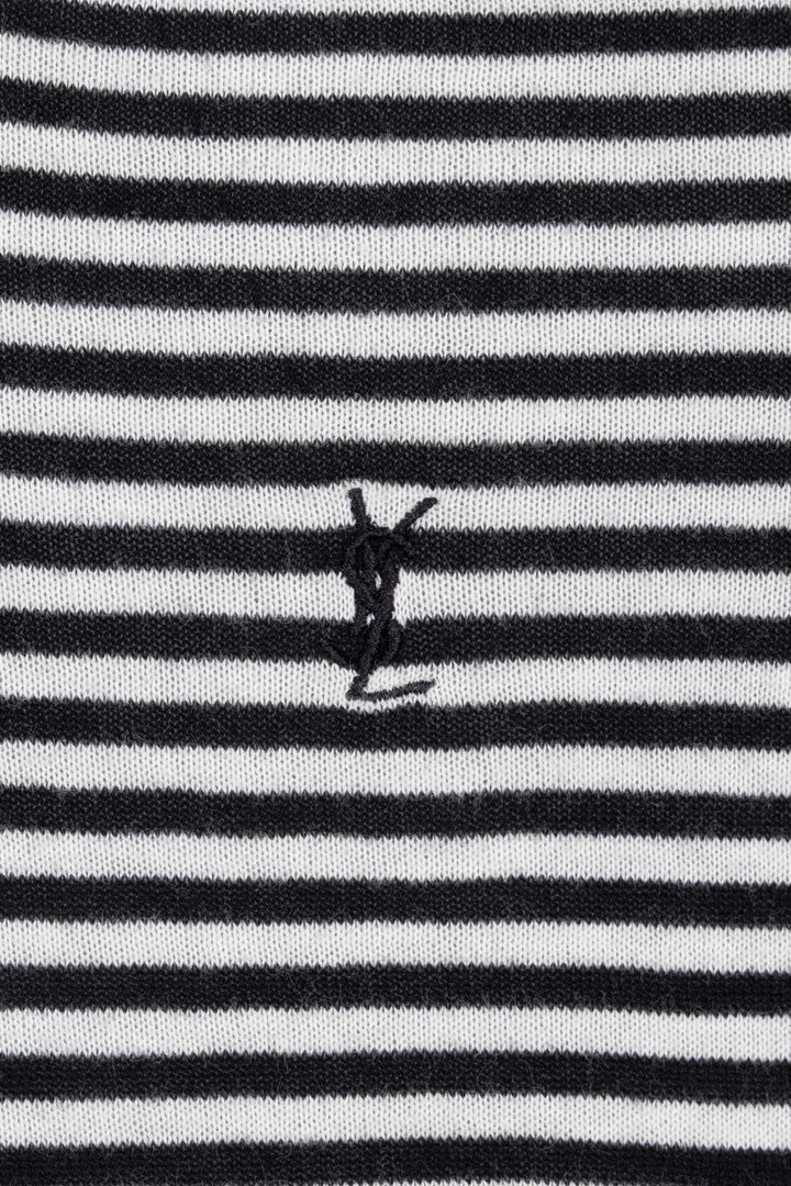 SAINT LAURENT Cassandre Tank Top Black